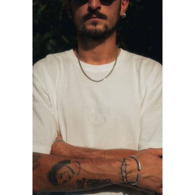 Wasted Talent X Send Love Collective Wave T-Shirt - Off White