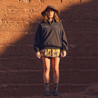 Latitud Fuego Polo Fleece - Black / Brown