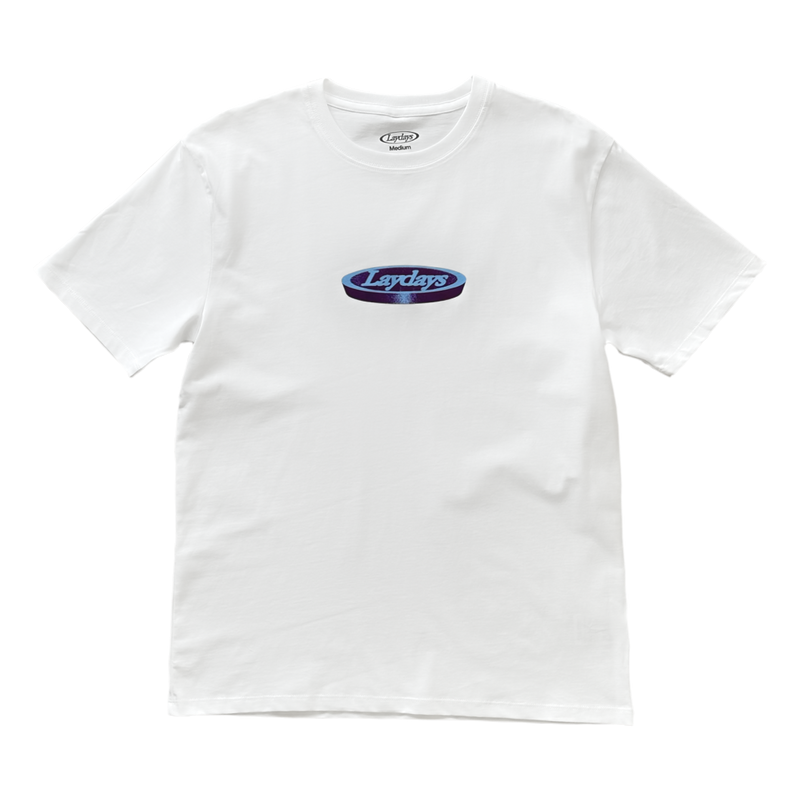 Sculpture Logo Tee Aqua - Front