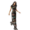 Afends Womens Astral Recycled Sheer Dress - Black