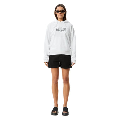 Afends Womens Bonfire Pull On Hoodie - White