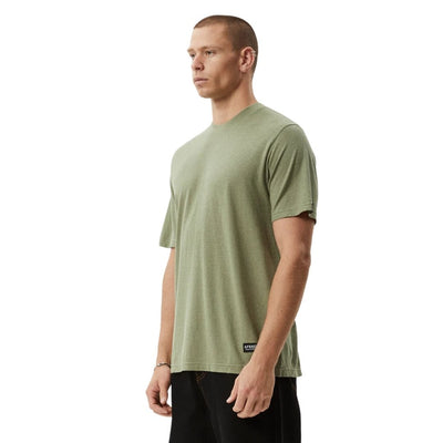 Afends Classic Hemp T-Shirt - Oil Green