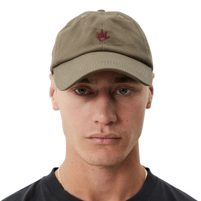 Afends Core Six Panel Cap - Fossil
