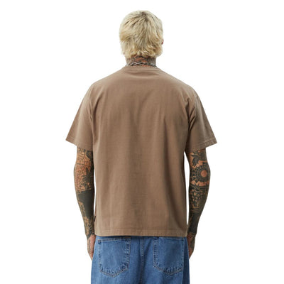 Afends Genesis Heavyweight Boxy T-Shirt - Fossil