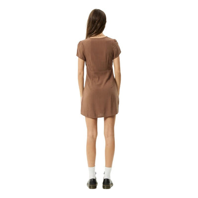 Afends Womens Hartley Mini Dress - Cinnamon