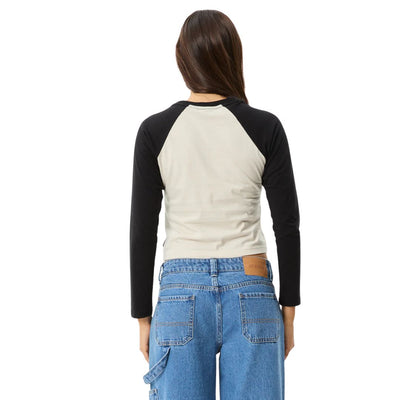 Afends Womens Pixie Long Sleeve T-Shirt - Moonbeam