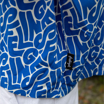 And Feelings Hubba Short Sleeve Shirt - Electric Blue