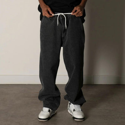 And Feelings Maker Washed Denim Pants - Black Wash