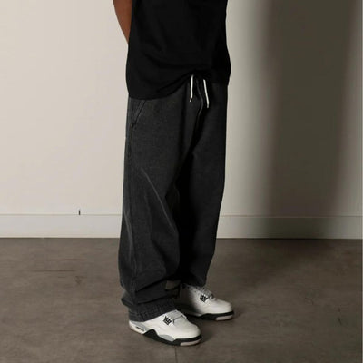 And Feelings Maker Washed Denim Pants - Black Wash