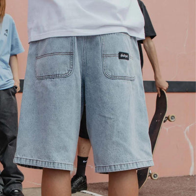 And Feelings Maker Denim Shorts - Light Indigo Wash