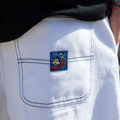 And Feelings Maker Denim Shorts - White