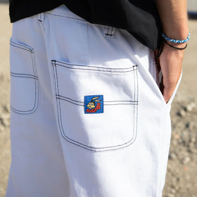 And Feelings Maker Denim Shorts - White