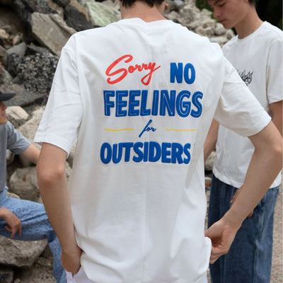 And Feelings No Feelings T-Shirt - White