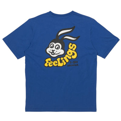 And Feelings Rabbit T-Shirt - Electric blue