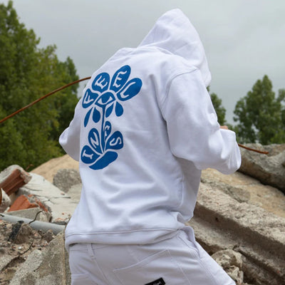 And Feelings Tears Hoodie - White