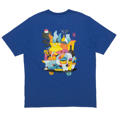 And Feelings X Ruben Sanchez Vanitas T-Shirt - Electric Blue
