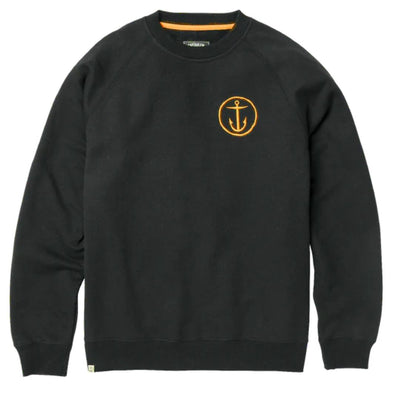 Captain Fin Co. Shweaty Anchor Crew Neck - Black