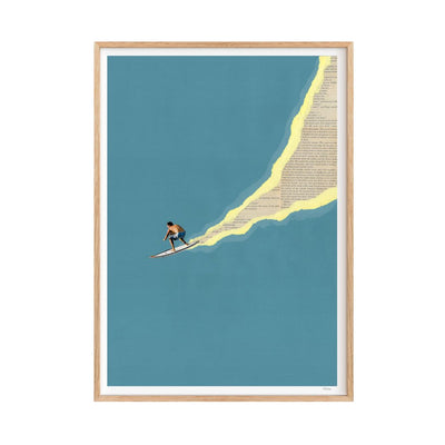 Ciel Glue 'North Shore' Collage Print