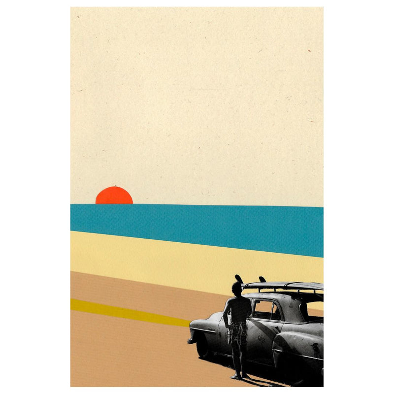 The Bay Collage Print