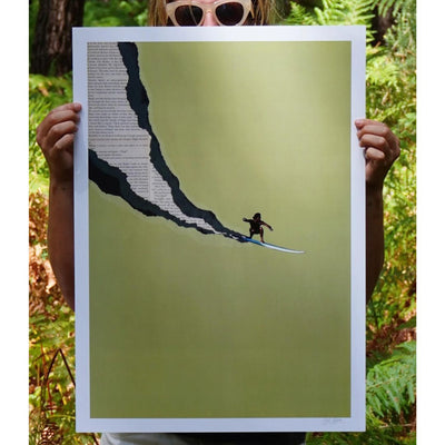 Ciel Glue 'Waimea' Collage Print