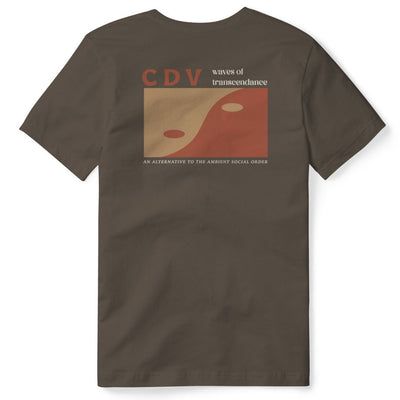 Commune Des Vagues Wave Dance T-Shirt - Coffee