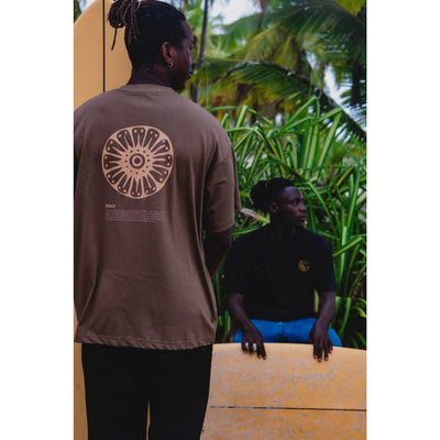 Surf Côte d’Ivoire Diaraby SPF50+ T-Shirt - Brown