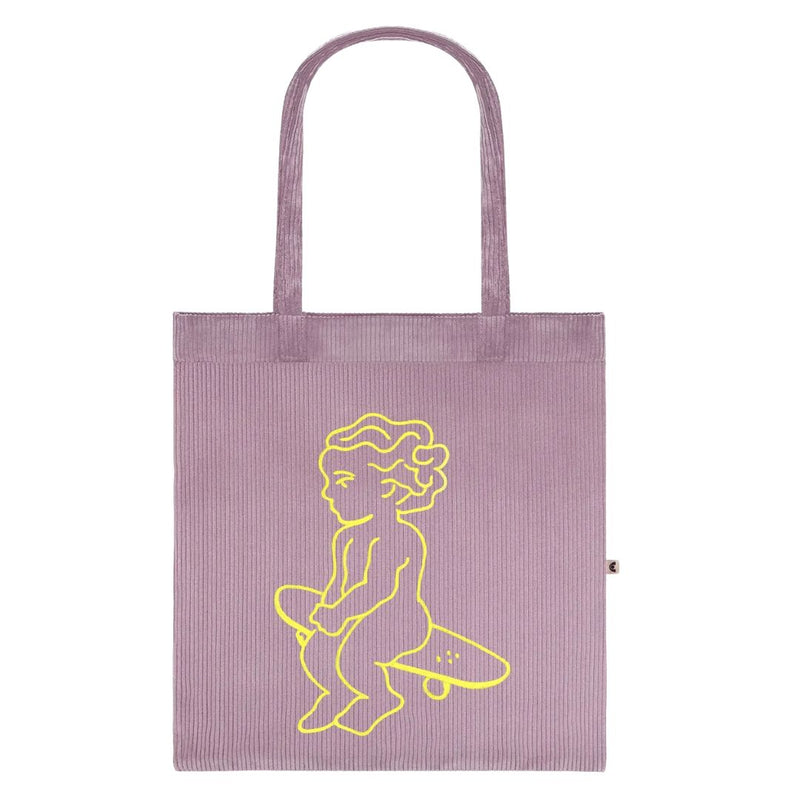 Ikon Cord Tote Bag - Purple