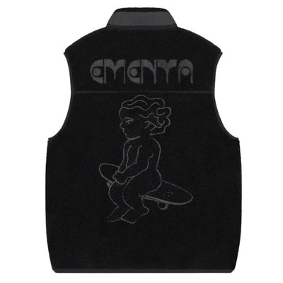Ementa Ikon Flower Polar Vest - Black