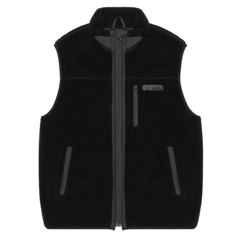 Ikon Flower Polar Vest - Black