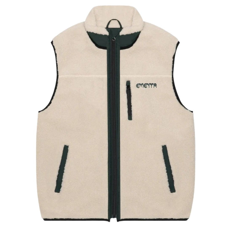Ikon Flower Polar Vest - Off White