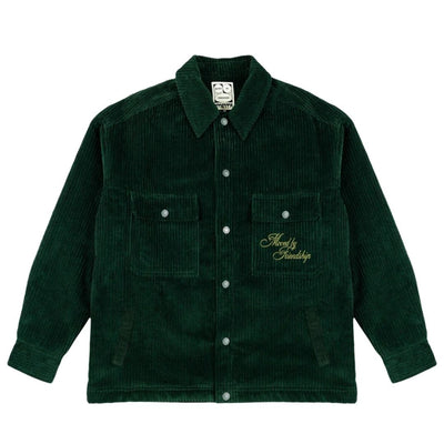 Ementa Looks Like Sherpa Overshirt - Green