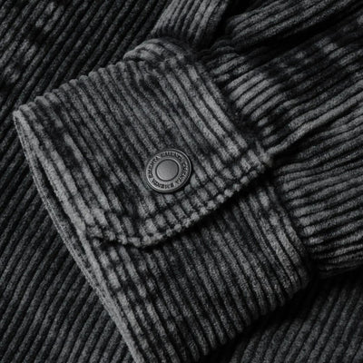 Ementa Looks Like Sherpa Washed Overshirt - Grey Washed