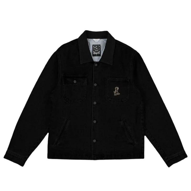 Mira Ikon Denim Jacket - Black Rinsed