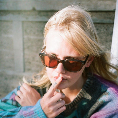 Epøkhe Ceremony Sunglasses - Maple Polished Bronze