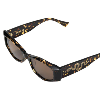 Epøkhe Guilty Sunglasses - Crystal Dark Tortoise Polished / Brown Polarized