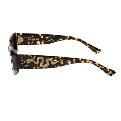 Epøkhe Guilty Sunglasses - Crystal Dark Tortoise Polished / Brown Polarized