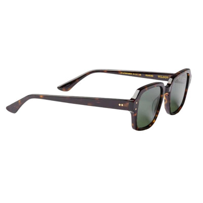 Epøkhe Wilson Sunglasses - Tortoise Polished / Green Polarized