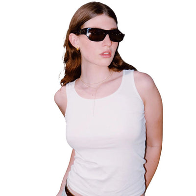 Epøkhe Memphis Sunglasses - Crystal Dark Tortoise Polished / Bronze