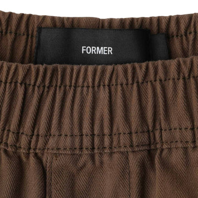 Former Prayer Herringbone Pant - Brown