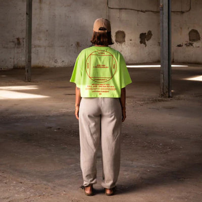 Latitud Fuego Wms Community Cropped T-Shirt - Apple