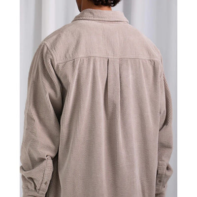 Latitud Fuego Corduroy Long Sleeve Shirt Jacket - Topo