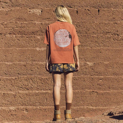 Latitud Fuego Currents T-Shirt - Roasted Orange