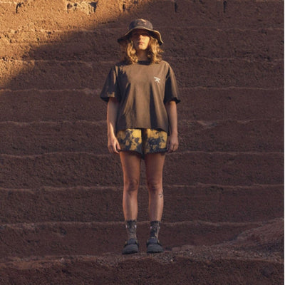 Latitud Fuego Lucha T-Shirt - Black / Brown