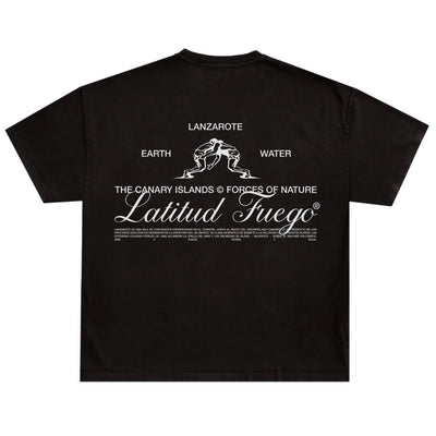 Latitud Fuego Lucha T-Shirt - Black / Brown