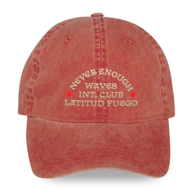 Latitud Fuego Never Enough Hat - Red Vintage
