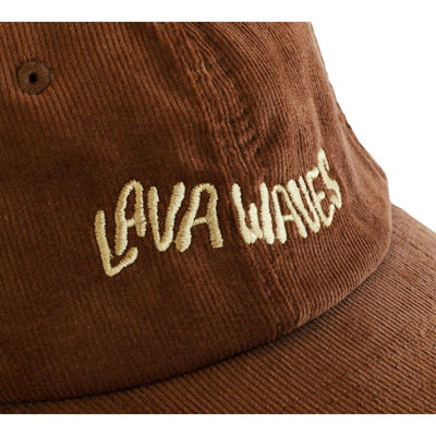 Latitud Fuego Pana Lava Waves Corduroy Hat - Camel