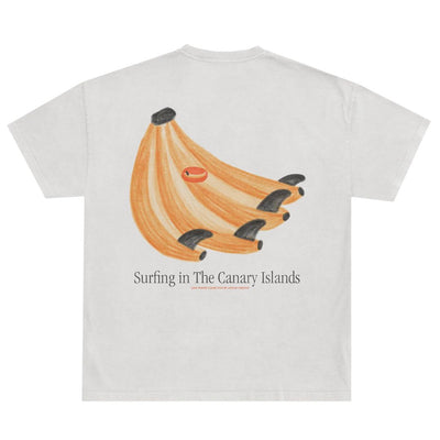 Latitud Fuego Plátanos T-shirt - Ecru