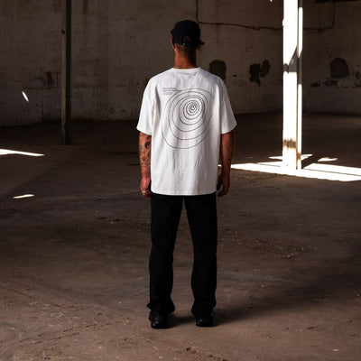 Latitud Fuego Spiral T-Shirt - Ecru
