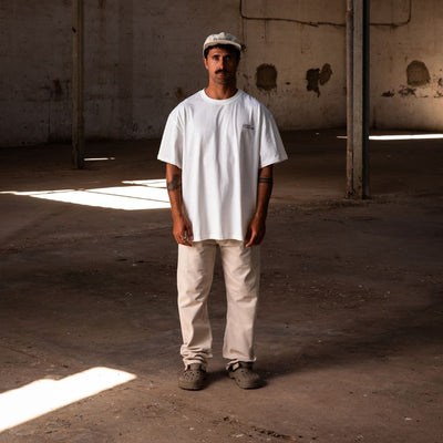 Latitud Fuego Stamps T-Shirt - Ecru