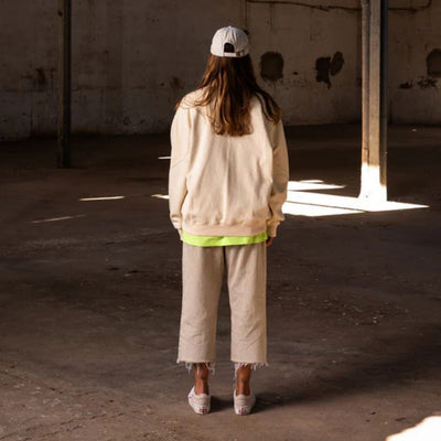 Latitud Fuego Vintage Zip Sweater - Beige